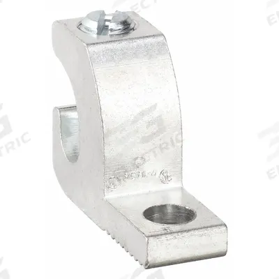 BURNDY Mechanical Connectors: 14 AWG – 4 AWG Wire Sizes, 1/4 in Stud Size - Lay-In Lugs
