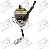 MILLER BY PIP Self-Retracting Lifeline: Steel Swivel Snap Hook Anchor, Harness Steel Carabiner (MPN MME-OGC1-02/50FT). Key specifications — Brand: MILLER BY PIP; ANSI SRL Class (2021): Class 1; ANSI SRL Type: SRL-R; RFID Equipped: Yes; Lifeline Material: Steel; Series: MightEvac+; Sealed: No; Anchorage End Connection Type: Swivel Snap Hook.