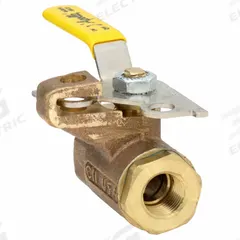 APOLLO Manual Two-Way Ball Valve: 3/8 in, Bronze, Straight, FNPT x FNPT, 600 psi Max. Pressure (CWP) (MPN 75-102-41). Key specifications — Brand: APOLLO; Handle: Locking Lever.