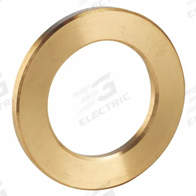 BUNTING BEARINGS Thrust Washer: 1 in Bore, Bronze, C87850, 2 in OD, 0.125 in Thick - General Purpose Dry-Run Metallic Thrust Washers