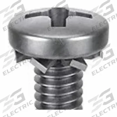 SEMS Screw: External Tooth, #8-32 Thread Size, 5/8 in Lg, Stainless Steel, Passivated - Machine Screws with External Tooth Lock Washers