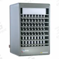 MODINE Gas Wall and Ceiling Unit Heater: 150,000 BtuH Heating Capacity Input, Propeller, Natural Gas (MPN PDP150AE0130SBAN). Key specifications — Fuel Type: Natural Gas; Combustion Type: Power Vented; Brand: MODINE; Fan Type: Propeller; Gas Connection Size, Gas Connection Type: 1/2 in; Overall Dimensions - H x W x D: 23.06 in x 35.53 in x 22.52 in.