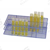 Tube Rack: 7 1/2 in Overall Wd, 3 1/2 in Overall Ht, Steel, Blue, (108) Places, 108 Compartments (MPN F18759-0001). Key specifications — Material: Steel; Mounting Location: Benchtop; Color: Blue; Product Type: Test Tube Rack; Total Holding Capacity: (108) Places; Brand: SP SCIENCEWARE.