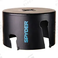 SPYDER Hole Saw: 6 in Saw Dia., 1 Teeth per Inch, 2 in Max. Cutting Dp, 1/2"-18 Thread Size (MPN 600052CF). Key specifications — attr1098070: 1; attr1098087: SPYDER; attr1098073: 1/2"-18.