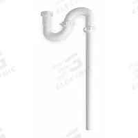 APPROVED VENDOR Trap: Plastic, White, 1 1/2 in Nominal Pipe Size, 19 1/2 in Overall Lg, Slip, Slip (MPN 1PNX9). Key specifications — Includes: Washers; Includes Cleanout: No; Brand: APPROVED VENDOR; Material: Plastic.