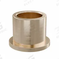 Flanged Sleeve Bearing: Bronze, SAE 841, 18 mm Bore, 24 mm OD, 22 mm Lg, -35°F to 300°F, 10 PK (MPN FFM1824-22B). Key specifications — System of Measurement: Metric; Material Grade: SAE 841; Flange Type: Flanged; Brand: OILITE.
