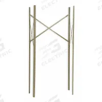EDSAL Shelving Post Kit: 75 in Overall Ht, Steel, 14 ga, Tan (MPN CPK75TN). Key specifications — Brand: EDSAL; Color: Tan; Includes: Back Cross Brace.