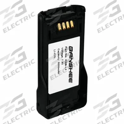 BANSHEE Radio Battery: Fits Kenwood, 2,800 mAh, Lithium Ion - Motorola-Compatible Batteries
