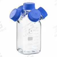 DURAN Laboratory Bottle: 1 L, 45 mm, Polypropylene, Unlined, Colorless, 1, Clear (MPN 218505453). Key specifications — Screw Closure Size: 45 mm; Pre-Cleaned: Volatile Organic Compounds; Graduated: Yes; Brand: DURAN; Body Color: Colorless.