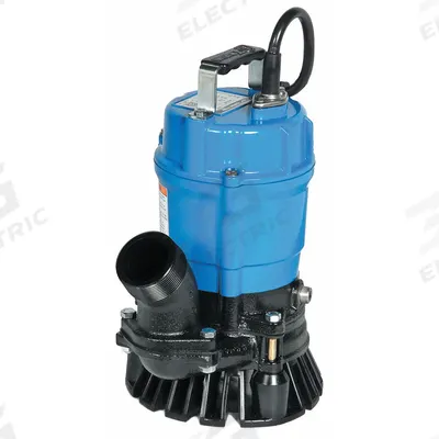 TSURUMI Plug-In Utility Pump: 1/2 hp, 1/4 in Max. Dia. Solids, Continuous Duty - Heavy-Duty Submersible Electric-Operated Dewatering Pumps