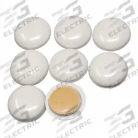 MASTER CASTER Furniture Glides: Plastic, Round, Beige, 3/4 in Overall Dia, 3/8 in Overall Ht (MPN 87001). Key specifications — Product Type: Furniture Glides; Shape: Circle; Color: Beige; Attachment Method: Self-Adhesive; Brand: MASTER CASTER; Leg Angle: Straight; Pad Material: Plastic; Product Shape: Round.