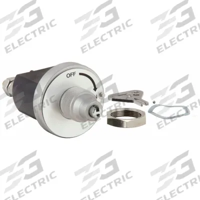 BATTERY DOCTOR Master Disconnect Switch: In-Line Rotary, In-Line, Negative, 12V - Battery Disconnect Switches
