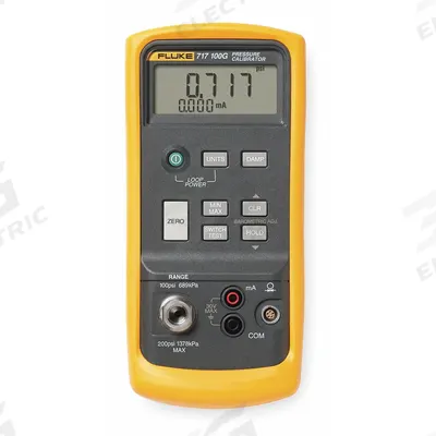 FLUKE Handheld Pressure Calibrator: FLUKE-717-300G, Included, -12 psi – 300 psi - Compact Handheld Pressure Calibrators