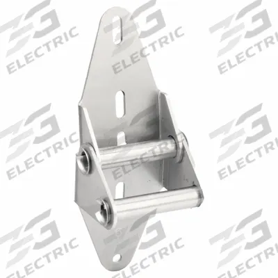 AMERICAN GARAGE DOOR SUPPLY Garage Door Hinge: Stainless Steel, 7 1/2 in Leaf Ht, Rounded - Stainless Steel Garage Door Hinges