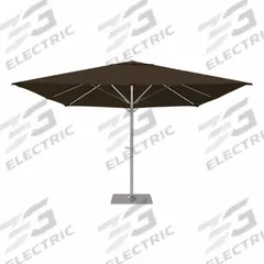 CALIFORNIA UMBRELLA Outdoor Umbrella: Brown, Aluminum/Steel, Hand Crank, 145 1/8 in Overall Ht (MPN SOLA338001-6021). Key specifications — Brand: CALIFORNIA UMBRELLA; Canopy Color: Brown; Includes Base: Yes; Includes Lights: No; Opening Mechanism: Hand Crank; Pole Material: Aluminum.