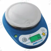 ADAM EQUIPMENT Compact Bench Scale: 500 g Capacity, 0.1 g Readability, g/lb/oz, 0.1 g Repeatability (MPN CB 501). Key specifications — Brand: ADAM EQUIPMENT; Display Type: LCD.