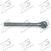 WIDIA Carbide Bur: Ball, SD-3, Double Cut, 3/8" Head, 1/4" Shank (MPN M41334). Key specifications — Trade Number: SD-3; Brand: WIDIA METAL REMOVAL.