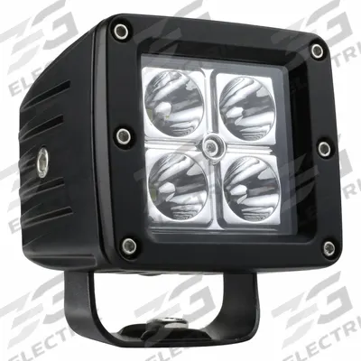 GROTE Pedestal Mount Spot LED: Square, Spot, LED, Bracket, Deutsch, Garbage Trucks/Tow Trucks - Vehicle Standard Spotlights