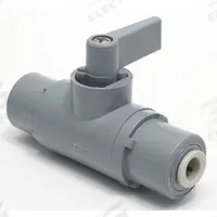 APPROVED VENDOR Manual Two-Way Ball Valve: 1/4 in, PVC, Straight, Push x Push, Full Port Ball Port (MPN 6886790). Key specifications — Brand: APPROVED VENDOR; Handle: Wedge.
