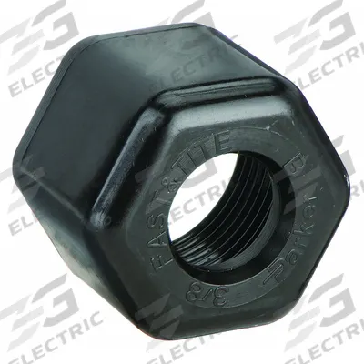 PARKER Compression Fitting Nut: 1/2 in OD Size, Compression - Polypropylene Compression Tube Fittings