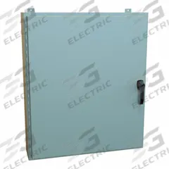 HAMMOND Enclosure: Steel, 42 in x 36 in x 8 in, NEMA 12/13/3R/4, Solid Cover, Hinged (MPN HW42368GYHK). Key specifications — Closure Method: Handle; Brand: HAMMOND; Knockouts: Not Included.