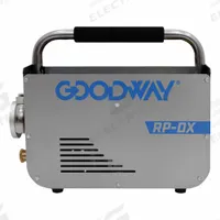 GOODWAY Heat Exchanger Tube Cleaner: 2 gpm Flow Rate, 1/4 hp Horsepower, 115V/230V AC (MPN RP-DX-60). Key specifications — Brand: GOODWAY; Voltage: 115V/230V AC.