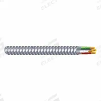 SOUTHWIRE Metal Clad Cable: 8 AWG, 3 Conductors, Copper, 200 ft, Aluminum, Std, THHN (MPN 68713701). Key specifications — Brand: SOUTHWIRE.