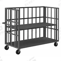 APPROVED VENDOR Stock Truck: 3,000 lb, Flush Lip, 31 in L x 79 in W x 58 in H Overall Dim., Phenolic (MPN OPTFB-7230-1AS-95). Key specifications — Shelf Adjustability: Adjustable; Brand: APPROVED VENDOR; Color: Gray; Caster/Wheel Configuration: (2) Swivel.
