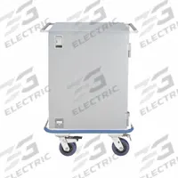 BLICKMAN Sealed Case Cart: Rubber/Stainless Steel, (2) Swivel/(2) Total Locking, Silver (MPN OTR3). Key specifications — attr384349: Rubber; attr394942: BLICKMAN; attr384350: (2) Swivel; attr384351: Silver.