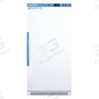 ACCUCOLD Vaccine Refrigerator: 8 cu ft, Upright, 2°C to 8°C, 24 3/8 in Overall Dp, Swing Solid (MPN ARS8PV). Key specifications — Door Opening Style: Right; Color: White; Alarm Type: Door Ajar; Manufacturer Part Number: ARS8PV; Brand: ACCUCOLD; Product Type: Vaccine Refrigerator; Door Type: Swing Solid; Refrigerant Type: R-600a.