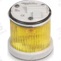 EDWARDS SIGNALING Tower Light Module: Flashing/Steady, 240V AC, Yellow, 48 mm Overall Dia, 200 Class (MPN 248LEDMY240A). Key specifications — Brand: EDWARDS SIGNALING; Compatible with Series: 200 Class; Lens Color: Yellow; Operating Voltage: 240V AC; Manufacturer Part Number: 248LEDMY240A.