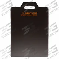 IMPACTO Kneeling Pad: 14 in x 21 in, 1 in Thick, Cutout Handle (MPN MAT5050). Key specifications — Material: Foam; Brand: IMPACTO; Color: Black; Manufacturer Part Number: MAT5050; Handle Type: Cutout Handle.