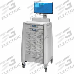 CAPSA HEALTHCARE Medication Dispensing Cabinet: Polymer, (2) Swivel/(2) Swivel with Brake, Cream (MPN NX-MAINBDL-2). Key specifications — Material: Polymer; Drawer Color: Cream; Brand: CAPSA HEALTHCARE; Caster/Wheel Configuration: (2) Swivel; Cabinet Color: Cream.