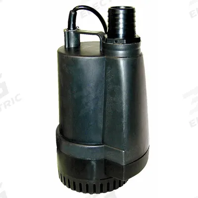 ZOELLER Plug-In Utility Pump: 1/2 hp, 0 in Max. Dia. Solids, Continuous Duty, 115V AC - Light-Duty Submersible Electric-Operated Utility Pumps