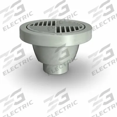 ZURN Floor Sink: 11 in Overall Dia, 11 in Overall Wd, 5 in Sump Dp, Solvent Weld - Floor Sinks with Grates