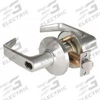 BEST Door Lockset: Storeroom Lever Locksets, Chrome, ADA Compliant, LFIC (MPN 9K47D15DS3626). Key specifications — Ligature Resistance: Not Ligature-Resistant; Brand: BEST; Lockset Function ANSI Code: F86; Visual Indicator Message: No Message; Lockset Style: 9K Contour Angle Return Lever; ADA Compliant: Yes; Finish: Satin Chromium-Plated : Zinc.