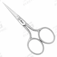 CLAUSS Scissors: Ambidextrous, 3 1/2 in Overall Lg, Straight, Steel, Pointed, Silver (MPN 12300). Key specifications — attr308500: Steel; attr308502: Silver; attr308505: Ambidextrous; attr308522: Electronics; attr324896: CLAUSS.