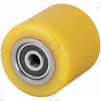 APPROVED VENDOR Caster Wheel: 2 3/8 in Wheel Dia., 2 3/8 in Wheel Wd, Polyurethane, Steel, Std (MPN HTH 60X60/10-56K). Key specifications — Brand: APPROVED VENDOR; Wheel/Tread Color: Yellow.