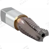 OSG Pipe and Conduit Thread Tap: 1/8"-27 NPT, 3 Flute, Interrupted Thread, V Coated Cobalt (MPN 1205300208)