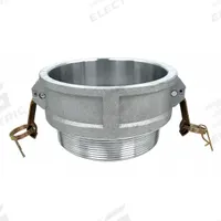 Cam and Groove Coupling: 5 in Coupling Size, 5 in Hose Fitting Size, 5"-8 Thread Size, Nitrile, MNPT (MPN PLE49). Key specifications — Thread Size: 5"-8; Fitting Type: MNPT; Gasket Material: Nitrile; Brand: APPROVED VENDOR.