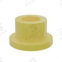 BUNTING BEARINGS Flanged Sleeve Bearing: PTFE, 3/8 in Bore, 5/8 in OD, 1/2 in Overall Lg, Yellow (MPN BJ5F061004). Key specifications — Brand: BUNTING BEARINGS; Color: Yellow.