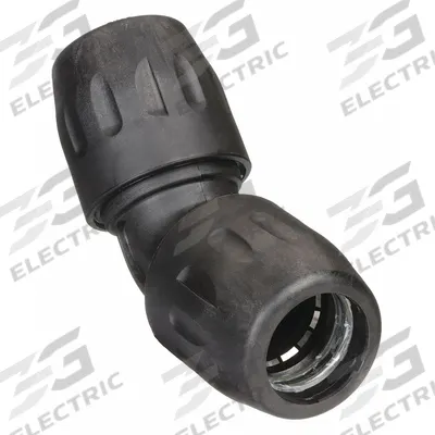TRANSAIR Push-Fit Elbow Fitting: 1 1/2 in OD x 1 1/2 in OD Size - Polyamide Tube Fittings for Compressed Air Systems