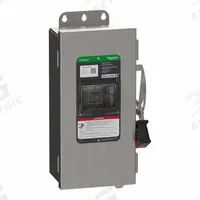 SCHNEIDER Safety Switch: Fusible, 30 A, Three Phase, 600V AC/DC, Galvanized Steel, Indoor (MPN VH361NAWKGL). Key specifications — Brand: SCHNEIDER.