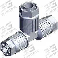 SMC High Purity Fitting: 3/8 in OD x 1/2 in OD x 3/8 in OD Size, PFA (MPN LQ3T4A-R9). Key specifications — Series: LQ3; Brand: SMC; Standards: RoHS6, RoHS10.