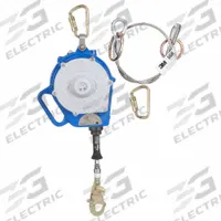 3M DBI-SALA Self Retracting Lifeline: Carabiner Anchor, Harness Swivel Snap Hook, 50 ft Line, Sealed (MPN 3400149). Key specifications — Brand: 3M DBI-SALA; ANSI SRL Class (2021): Class 1; ANSI SRL Type: SRL; Lifeline Material: Stainless Steel; Series: Sealed-Blok; Sealed: Yes; Anchorage End Connection Type: Carabiner; Anchoring Location: Overhead Only.