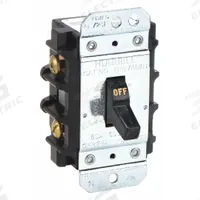 HUBBELL KELLEMS Manual Motor Switch: 2 Poles, 50 A, No Enclosure (MPN HBL7852D). Key specifications — Brand: HUBBELL KELLEMS; Maximum Voltage Rating: 600V AC; Mounting Style: Surface; Pilot Light: Not Included.