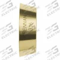 BRENNAN INDUSTRIES Compression Fitting Ferrule: 1/8 in OD Size, Compression, Brass (MPN N0319-F-02-B). Key specifications — Compatible Fitting Brands: BI-Lok; Brand: BRENNAN INDUSTRIES; Series: N0319-F.
