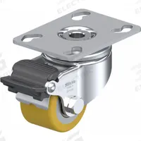 APPROVED VENDOR Plate Caster: Swivel, No Brake, Polyurethane, 51 mm Wheel Dia, 33 mm Wheel Wd, Slot (MPN LKPA-VSTH 50K-RA). Key specifications — Wheel Bearing Type: Ball; Wheel/Tread Color: Beige; Brand: APPROVED VENDOR; Caster Type: Swivel.