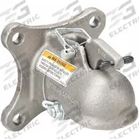 BUYERS PRODUCTS Trailer Coupler: Adj Coupler, V, 18,000 lb Gross Towing Wt Capacity, Steel, 12 lb Wt (MPN 0091558). Key specifications — Brand: BUYERS PRODUCTS; Finish: Unfinished; Material: Steel.