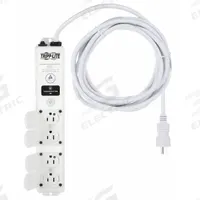 TRIPP LITE Outlet Strip: 4 Outlets, 15 ft Cord Lg, 1,410 J Rated Energy, 15 A Current, UL 60601-1 (MPN SPS415HGULTRA). Key specifications — Brand: TRIPP LITE; Mounting Style: Keyhole.